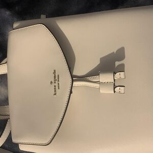 Kate Spade Cream Leather Backpack